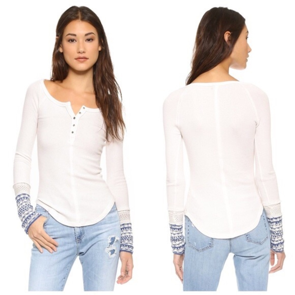 Free People Thermal Henley